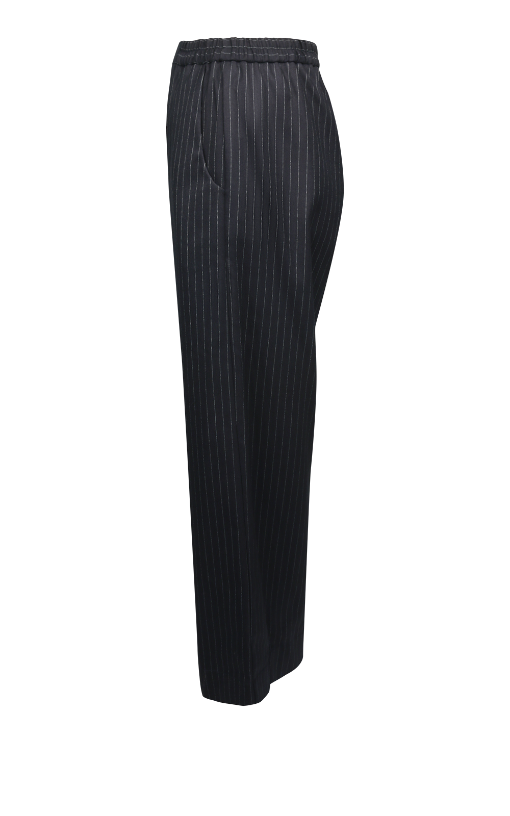 Pinstripe Boyfriend Pant product photo.