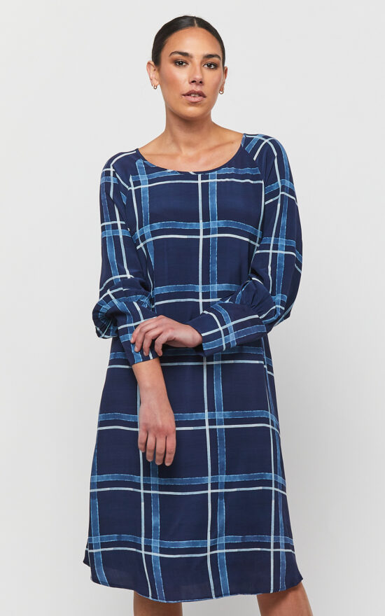 Reality Check Pleat Dress product photo.