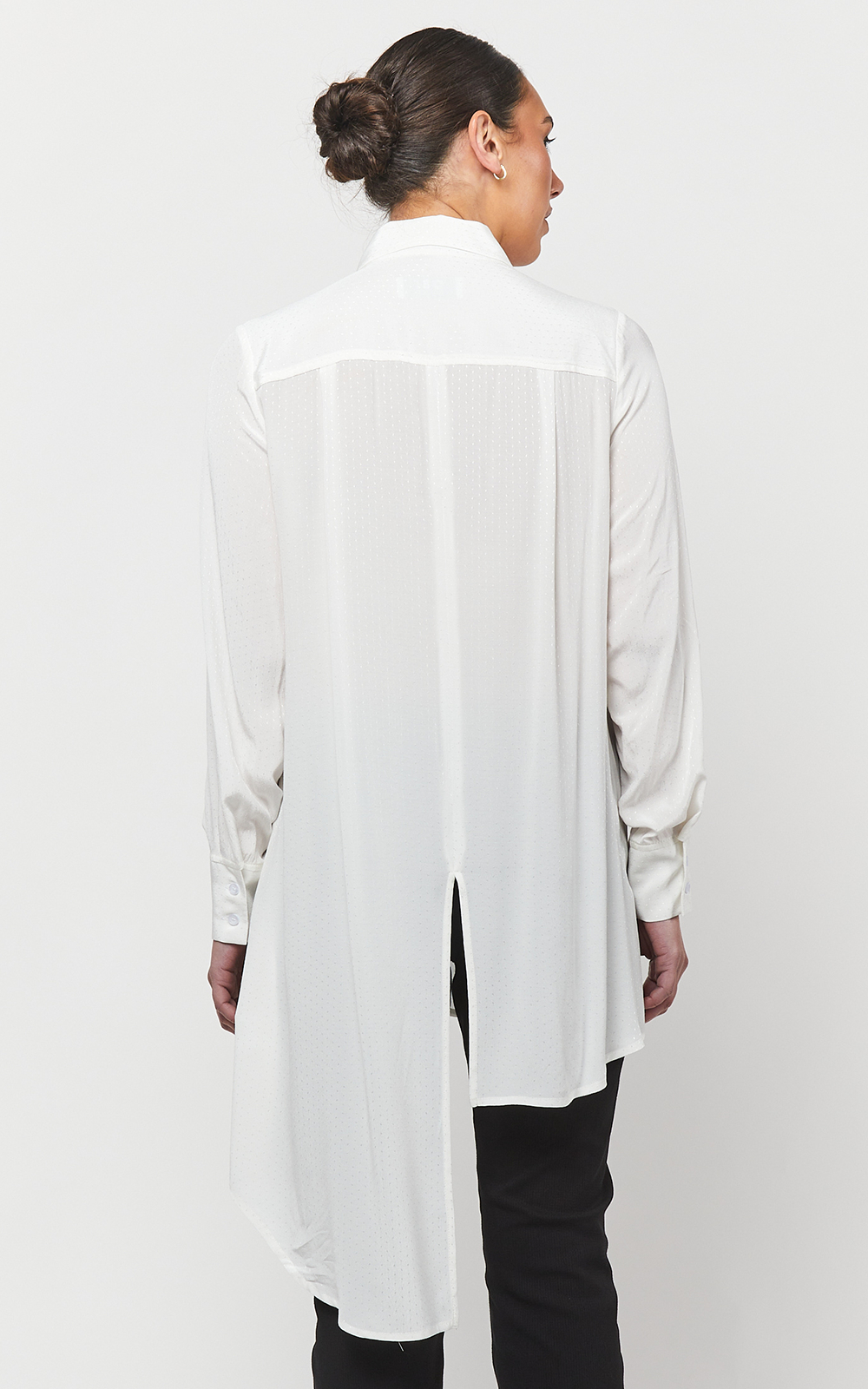 Donatella Asymetrical Shirt product photo.