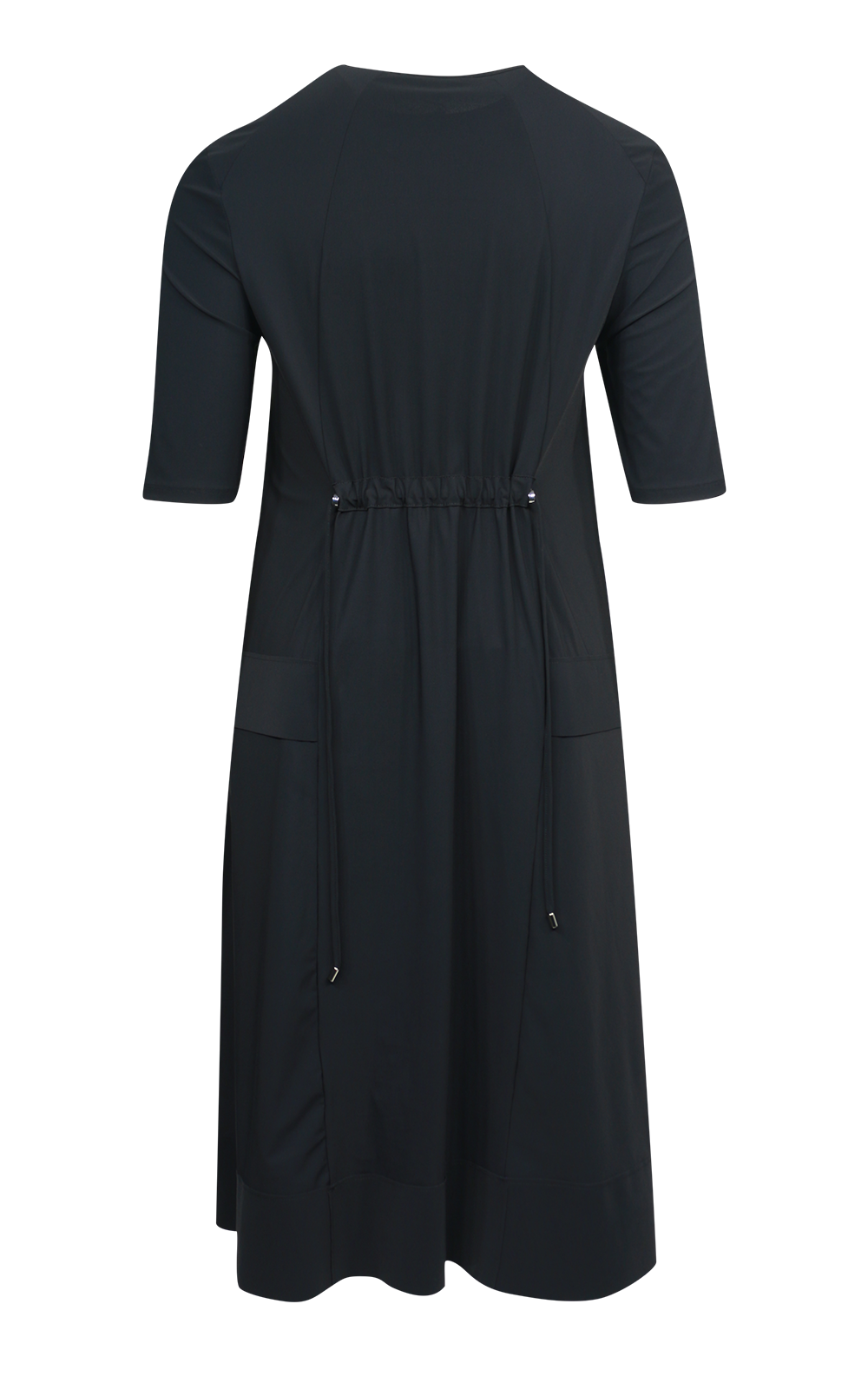 A-Line 1/2 Sleeve Tab Dress product photo.