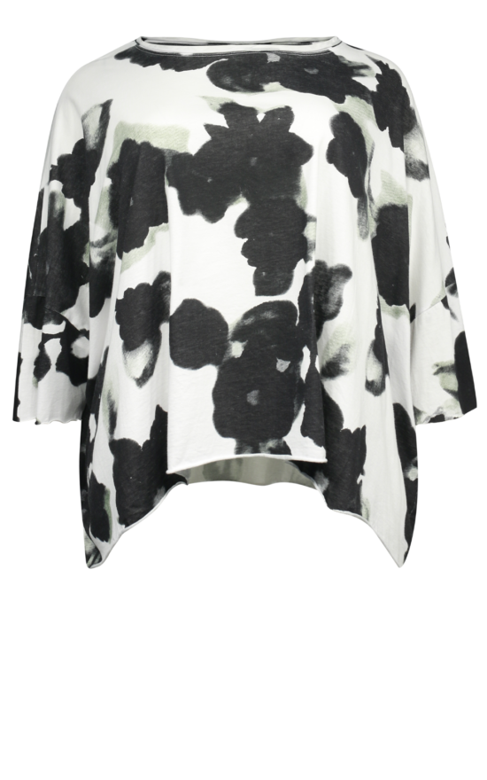 Flower Print Top product photo.