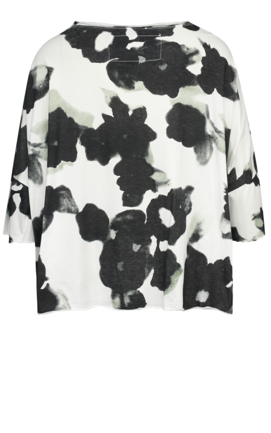 Flower Print Top product photo.