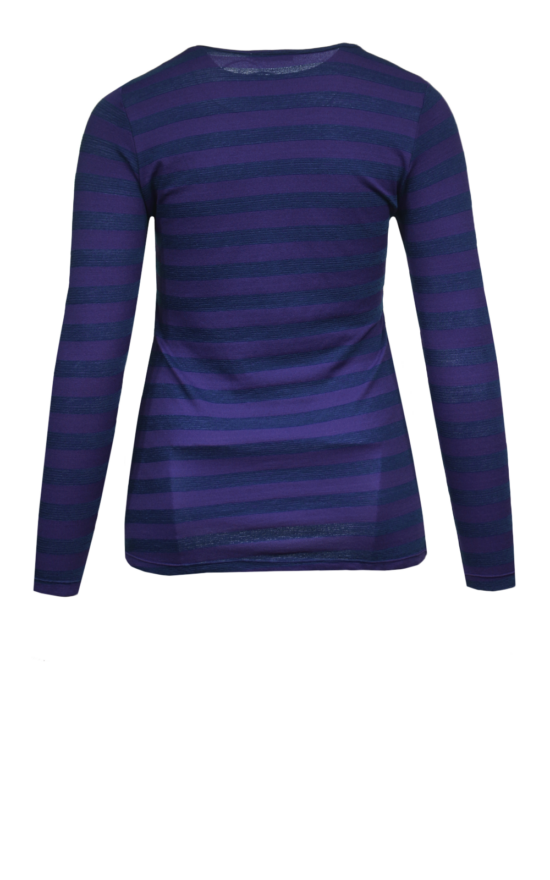 Mystic Long Sleeve Stripe Tee product photo.