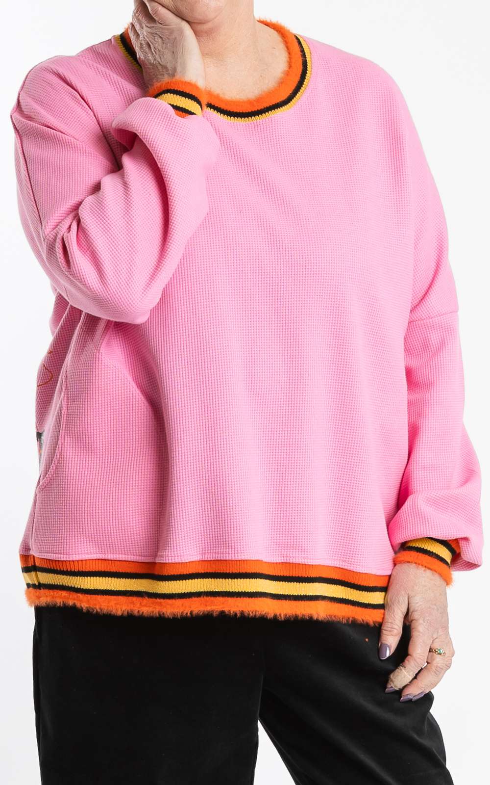 Sweatshirt Pink Citrus product photo.