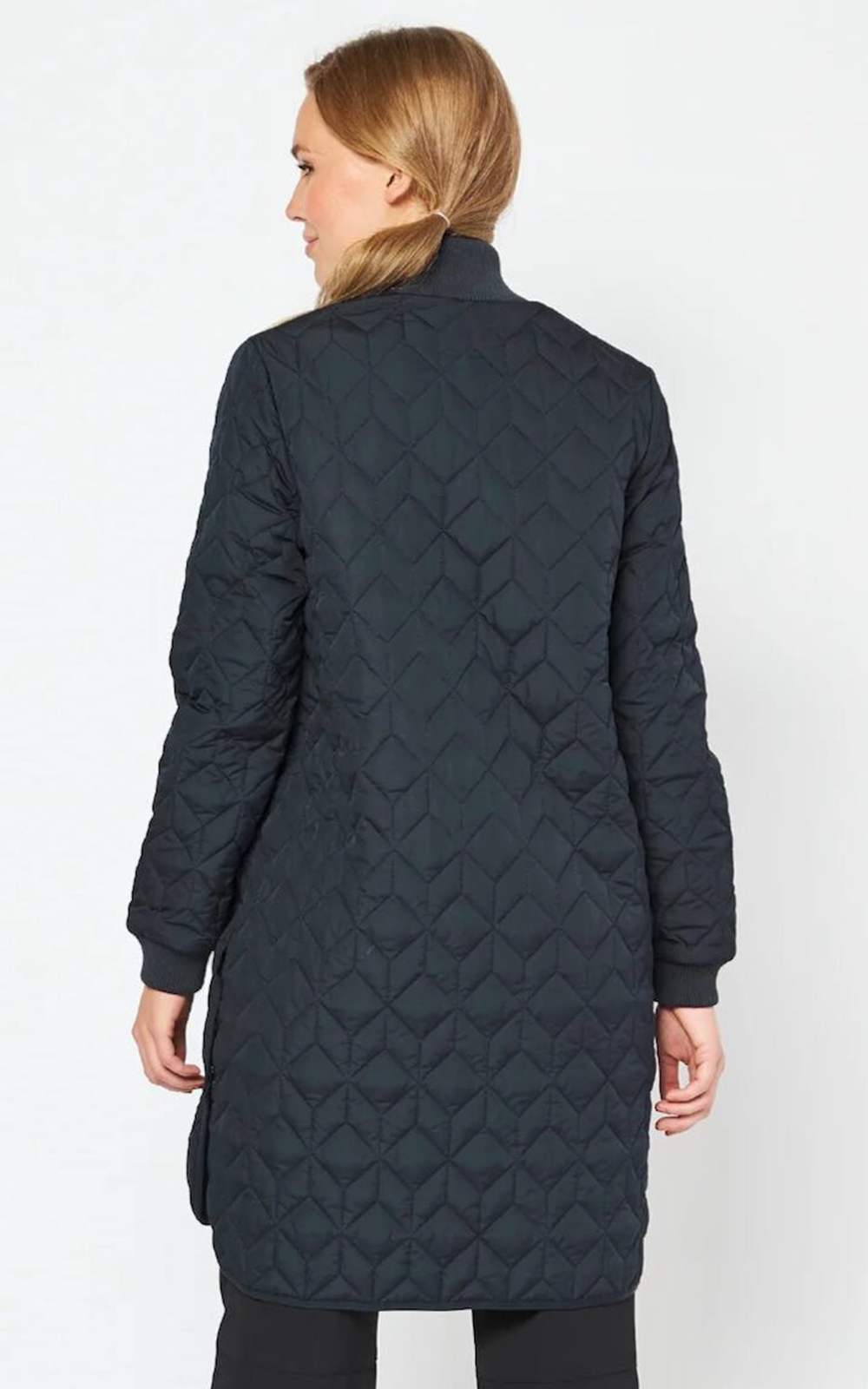 Padded Quilt Coat product photo.