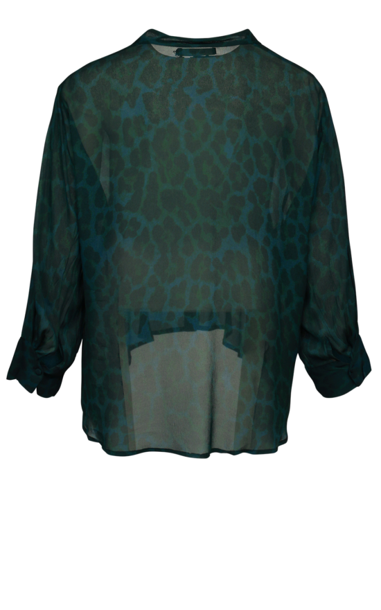 Leopard Print Blouse  product photo.