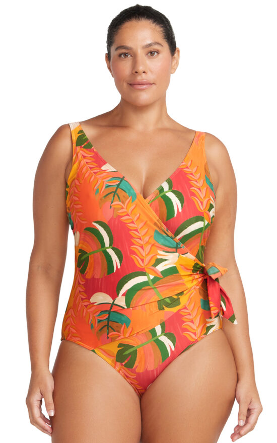 Hayes Side Tie Underwire D-Dd Cup One Piece product photo.