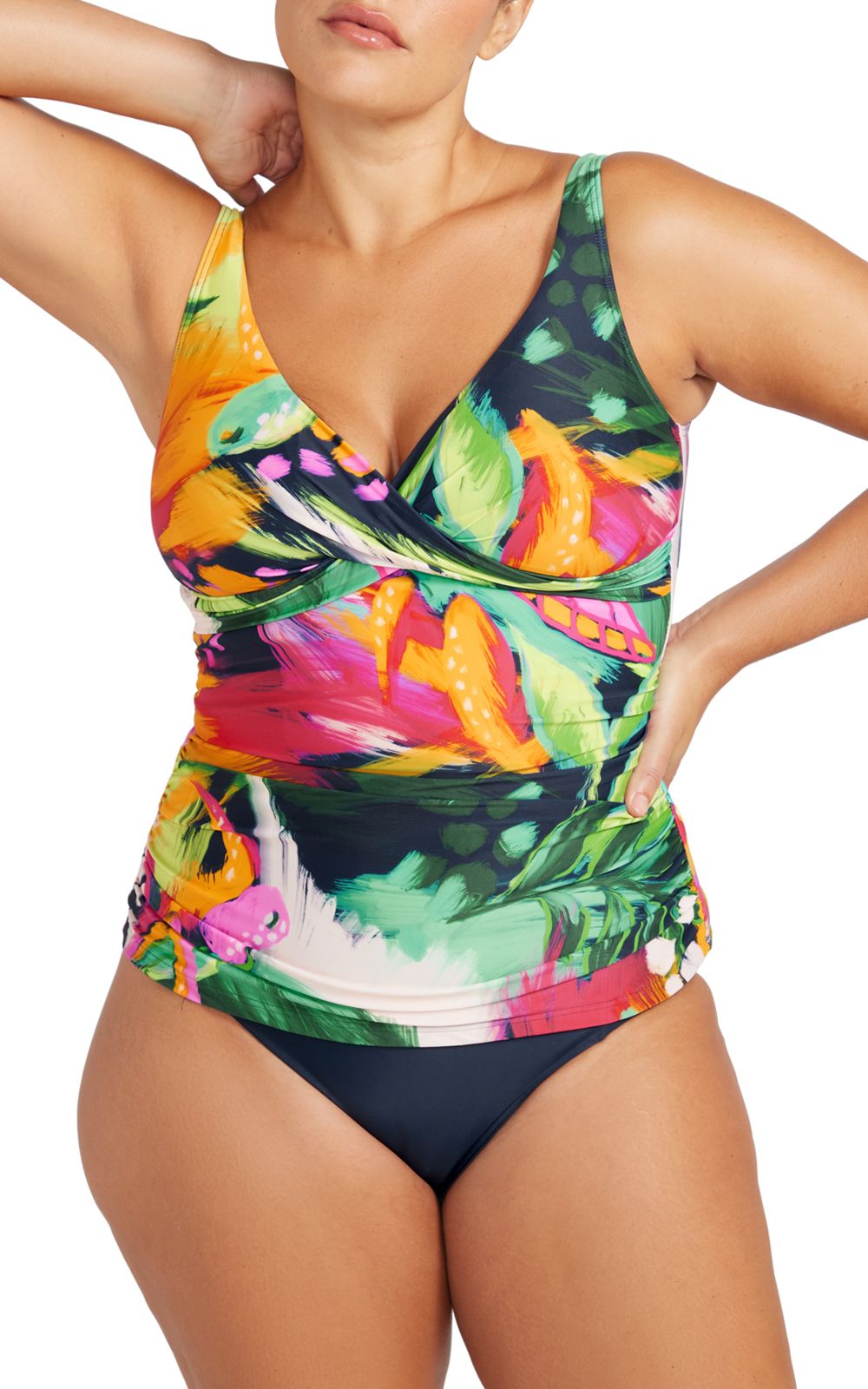 Delacroix Soft D-G Cup Tankini Top product photo.