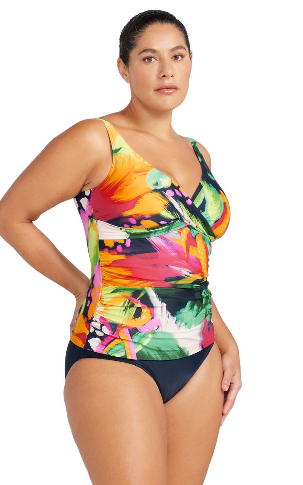 Delacroix Soft D-G Cup Tankini Top product photo.