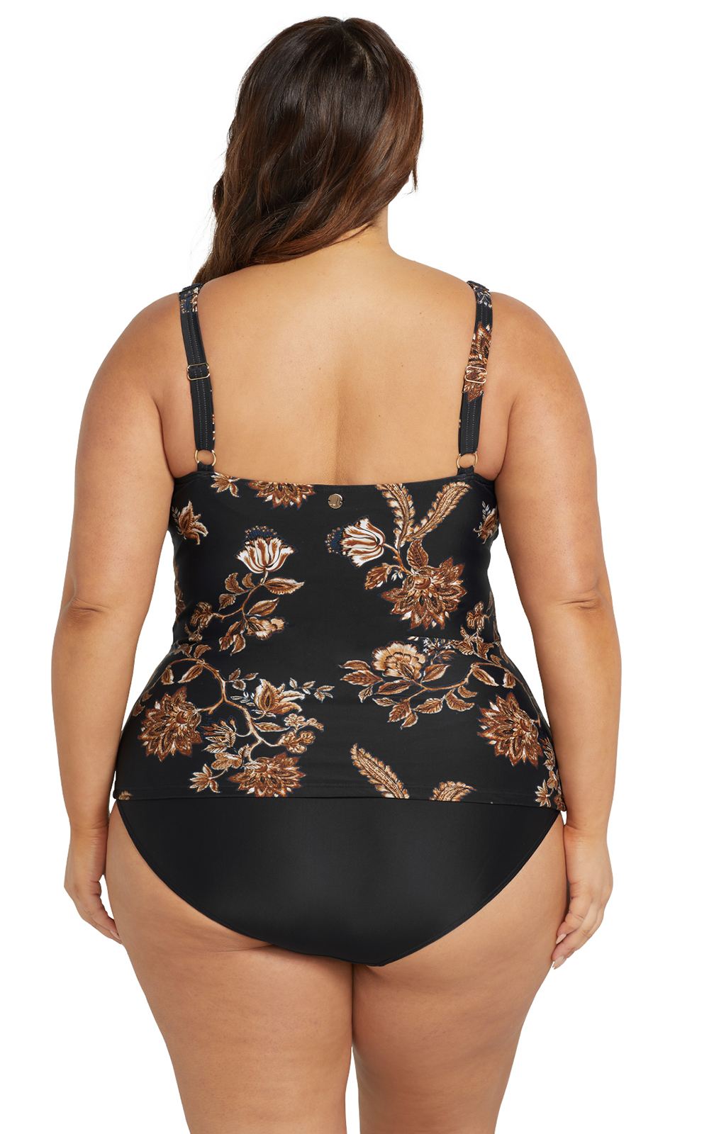 Raphael Underwire E-F Cup Tankini Top product photo.