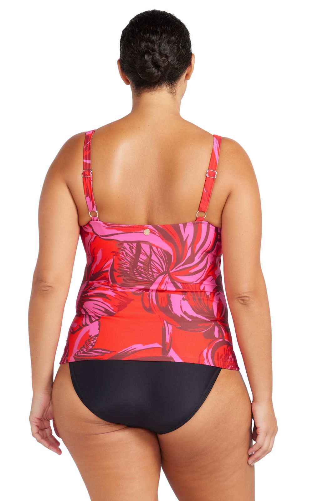 Raphael Underwire E-F Cup Tankini Top product photo.