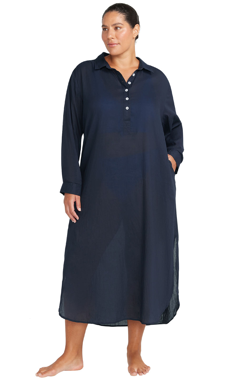 Monteverdi Overshirt Cover Up Maxi Length  product photo.