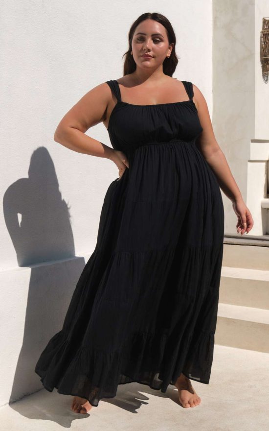 Liszt Maxi Tiered Sundress product photo.