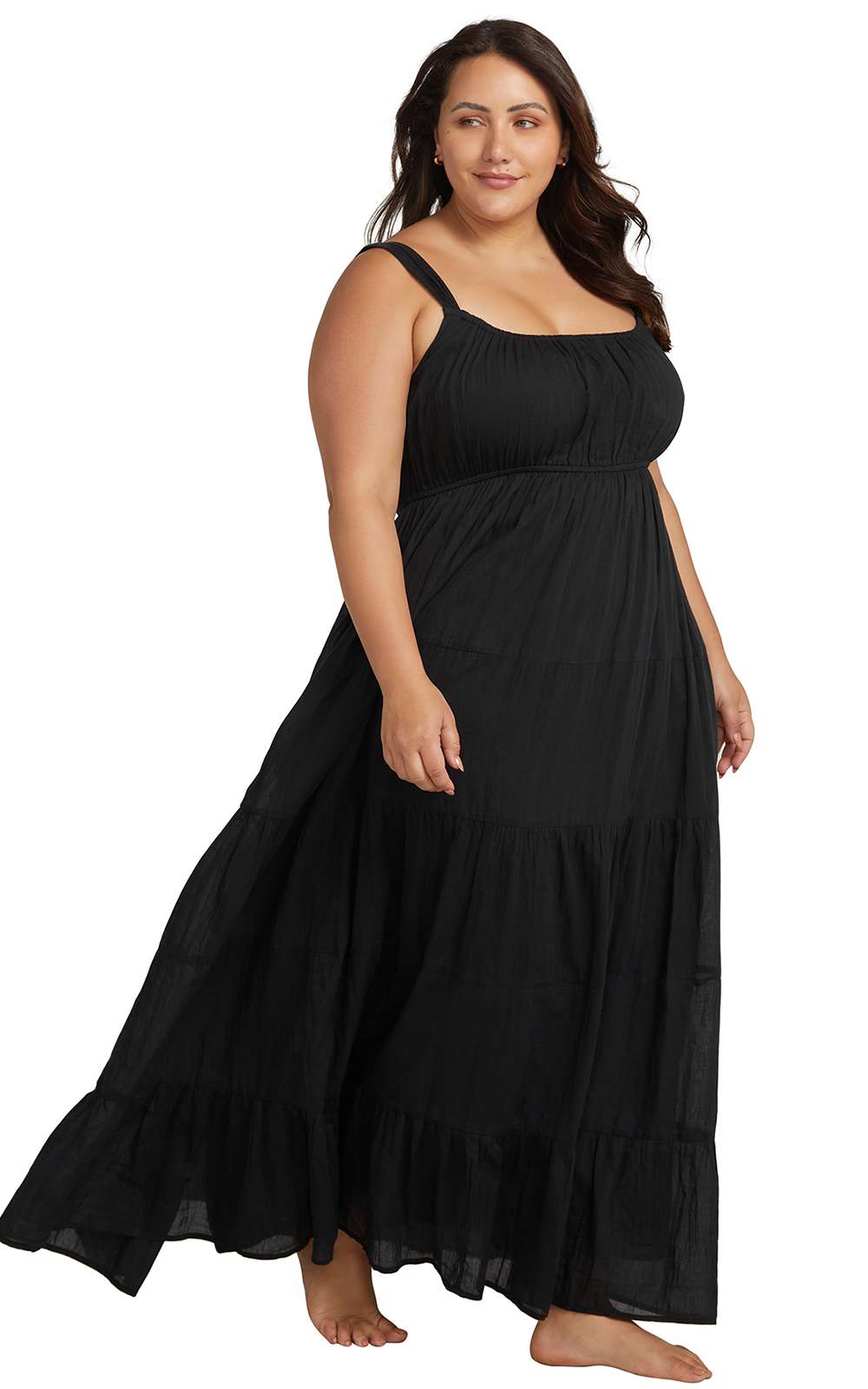 Liszt Maxi Tiered Sundress product photo.