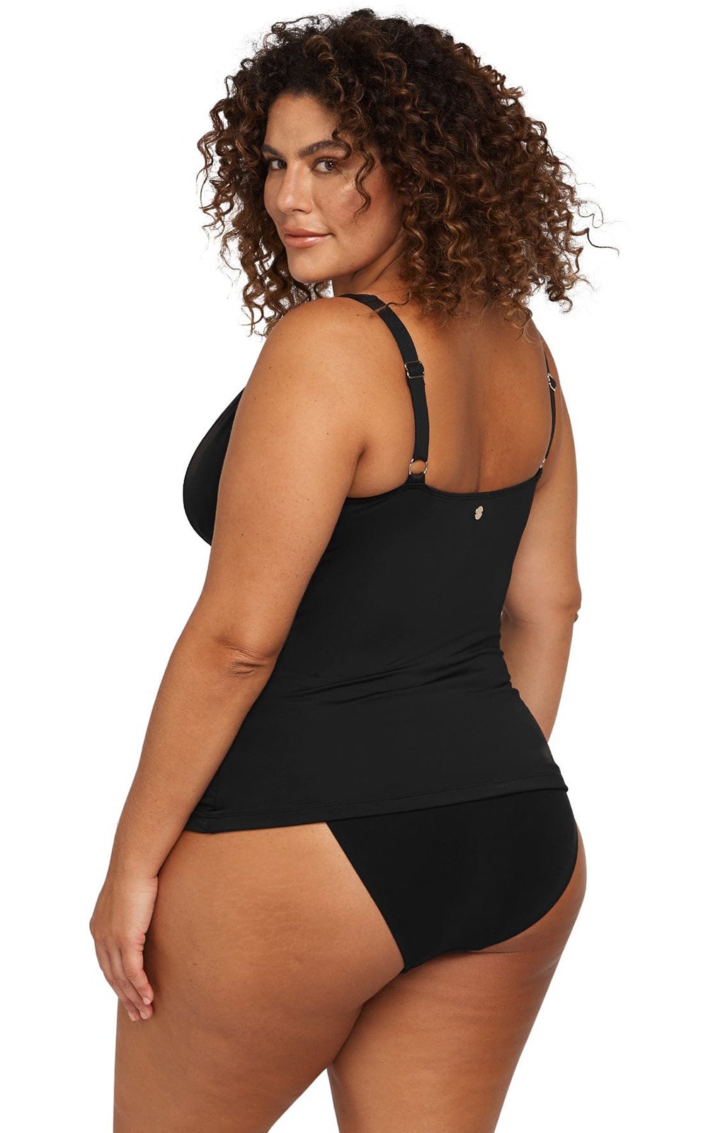 Raphael Underwire E-F Cup Tankini Top product photo.