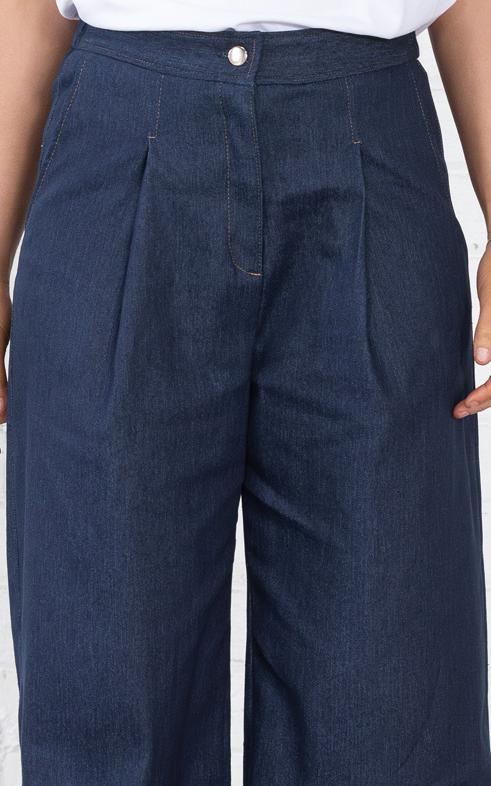 Pursuit Pant In Denim product photo.