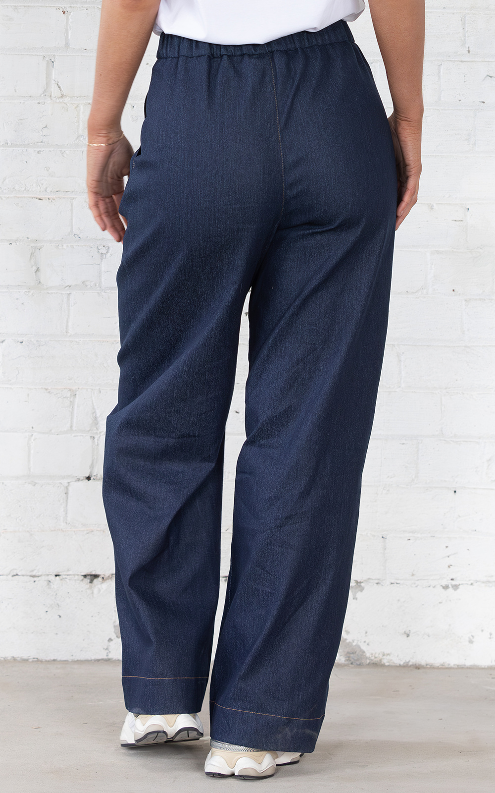 Pursuit Pant In Denim product photo.