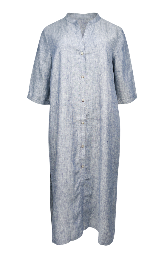 Maxi Shirt Dress product photo.