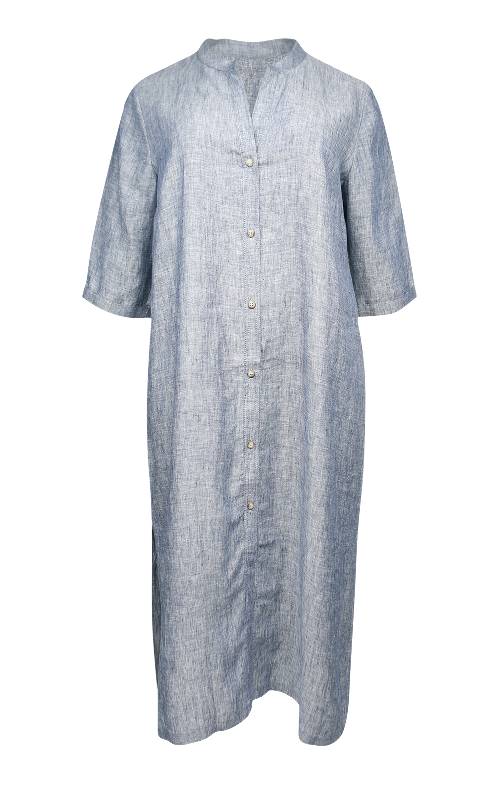 Maxi Shirt Dress product photo.