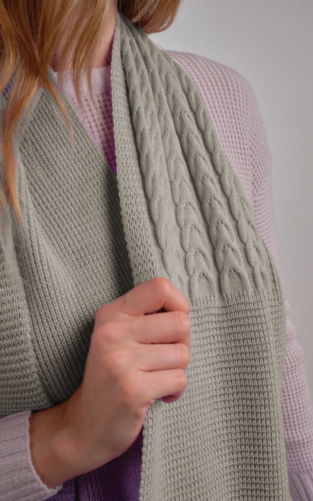 Textured Scarf product photo.