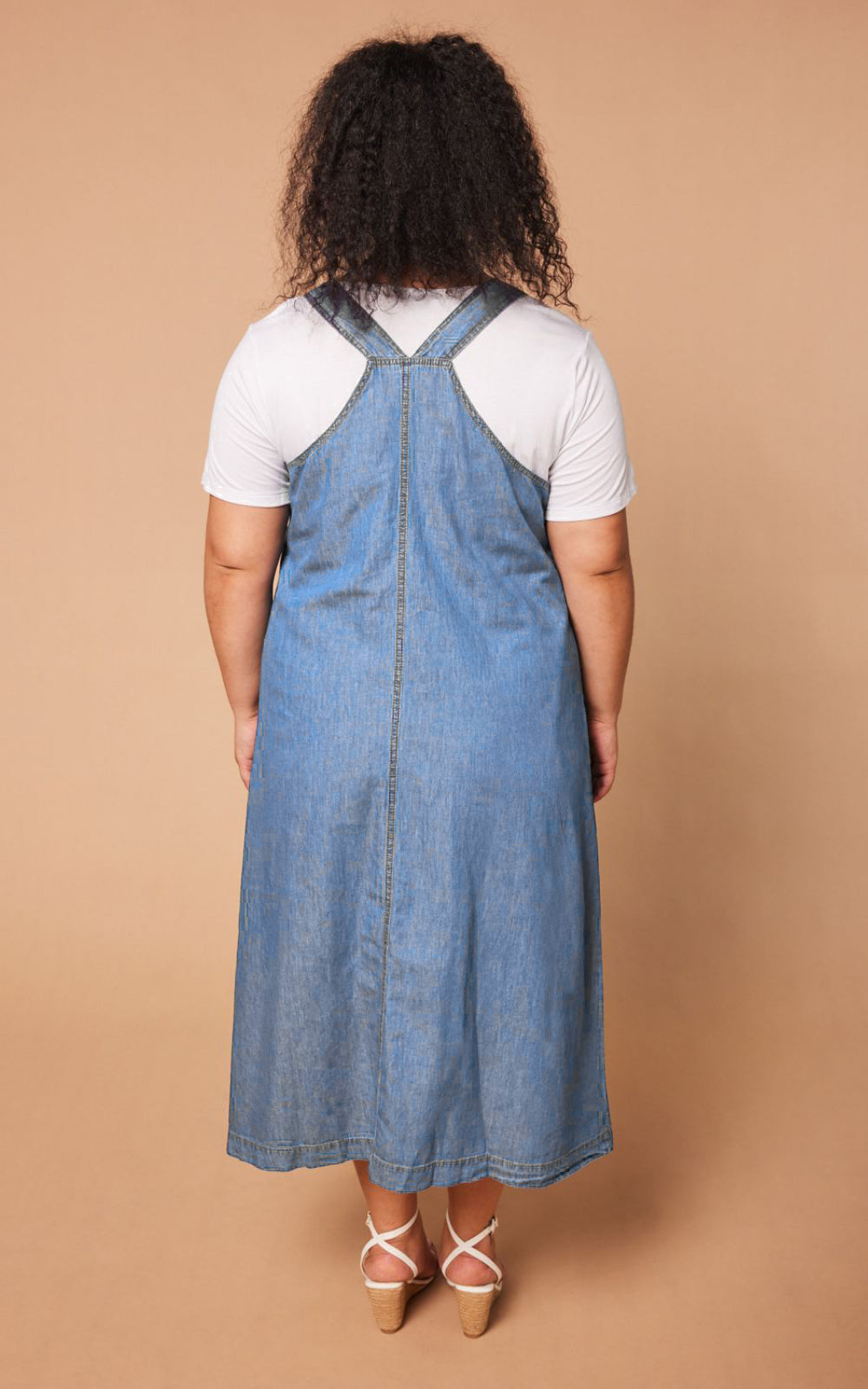 Francesca Pinafore Dress product photo.