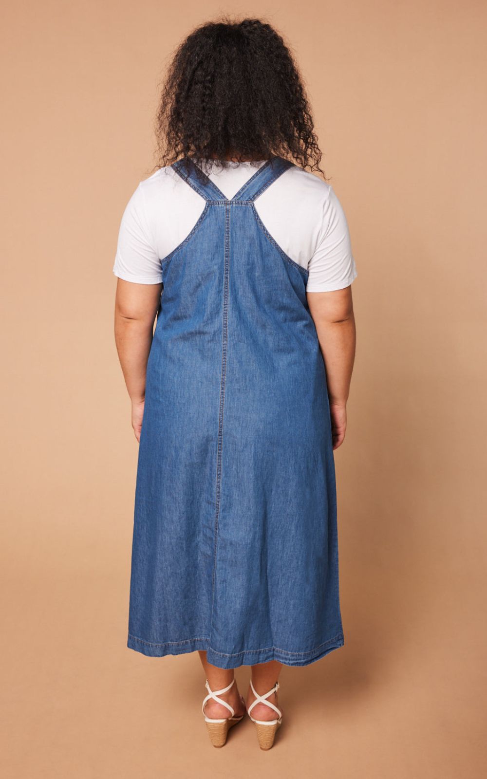 Francesca Pinafore Dress product photo.