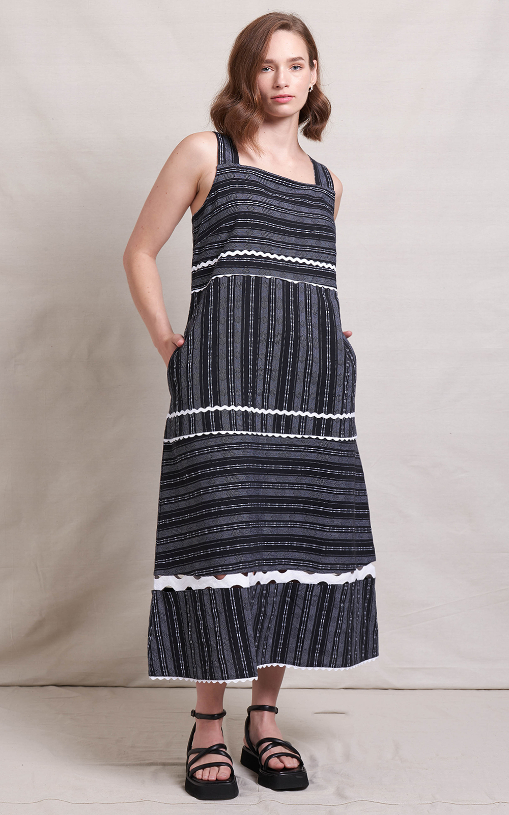 Zig Zag Dress product photo.