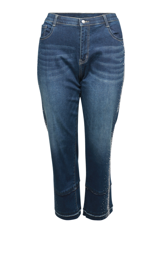 Walking Stripe Jean product photo.