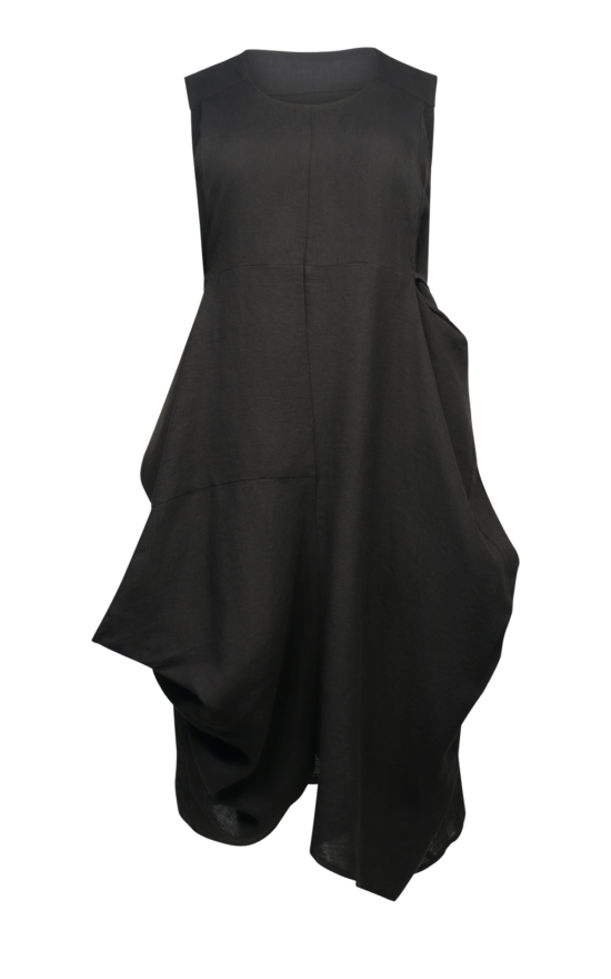 Adjuster Dress In Linen product photo.