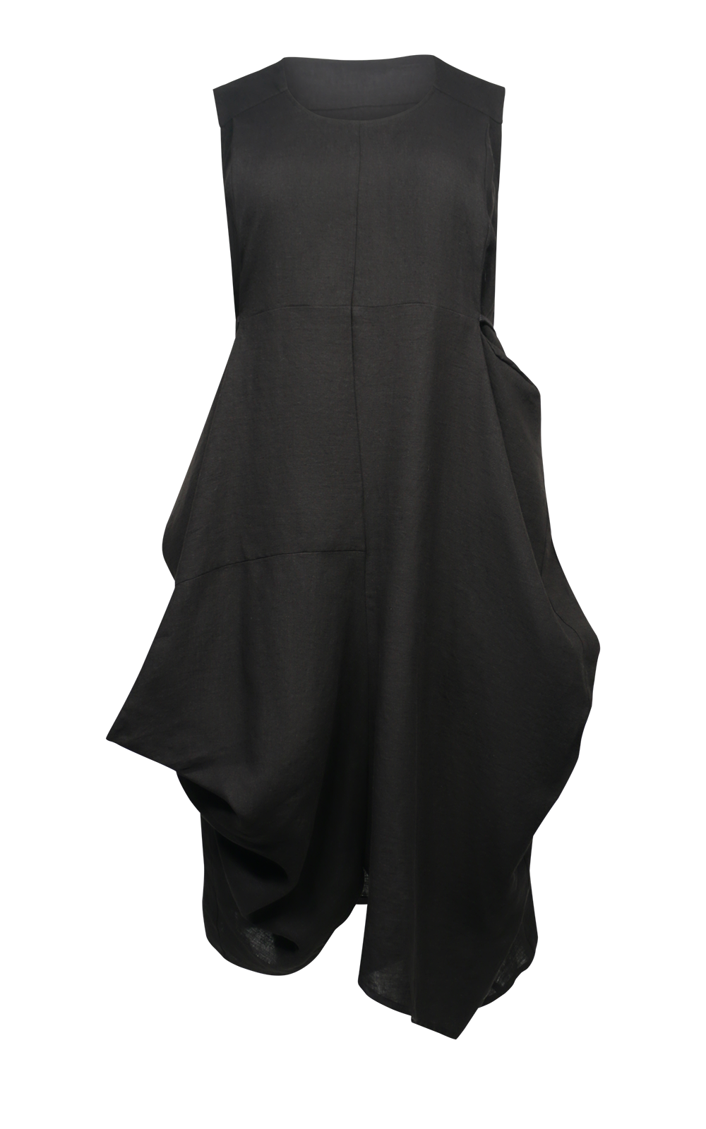 Adjuster Dress In Linen product photo.