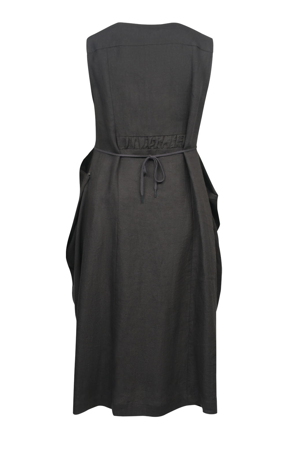 Adjuster Dress In Linen product photo.