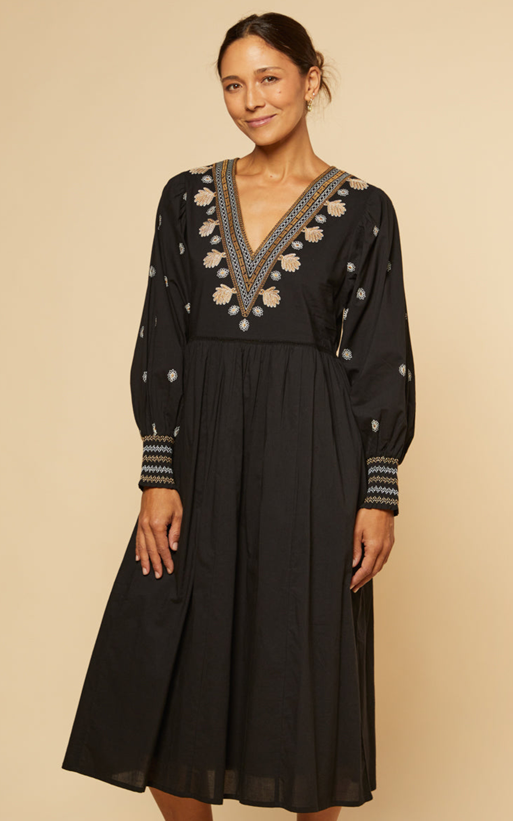 Sadie Embroidered Dress In Sanctuary product photo.