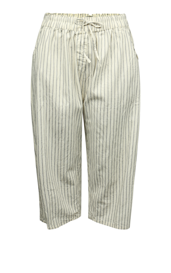 Darcy Pant In Cotton Ticking product photo.