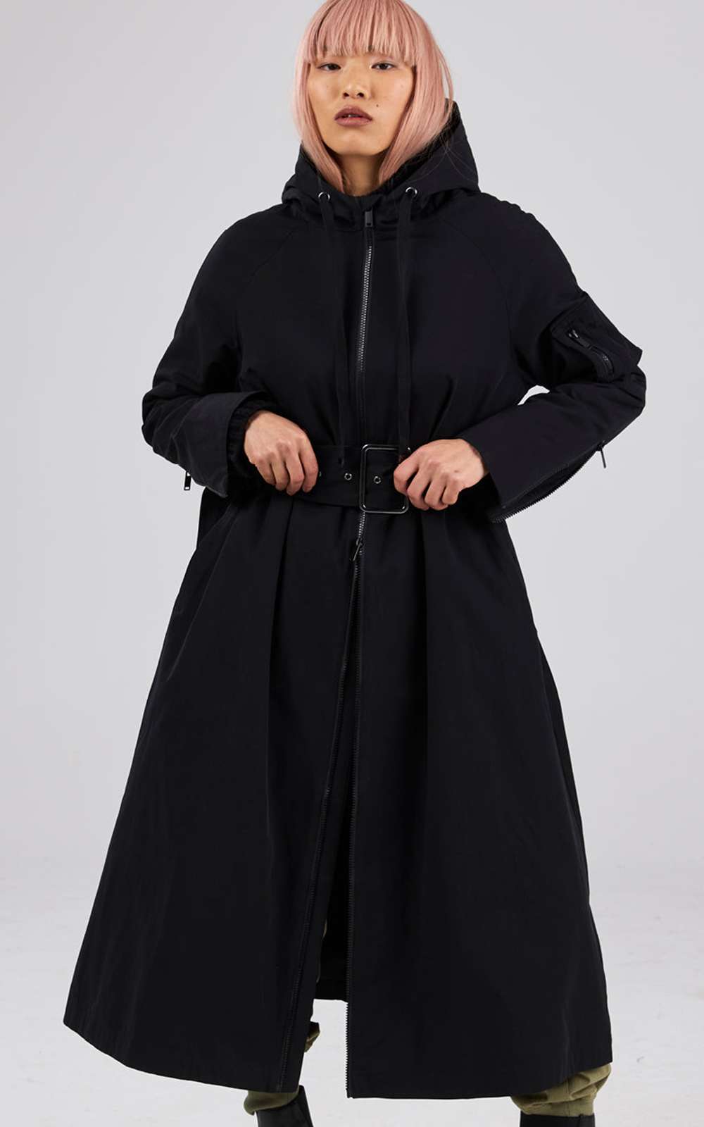 Helene Trench Coat product photo.