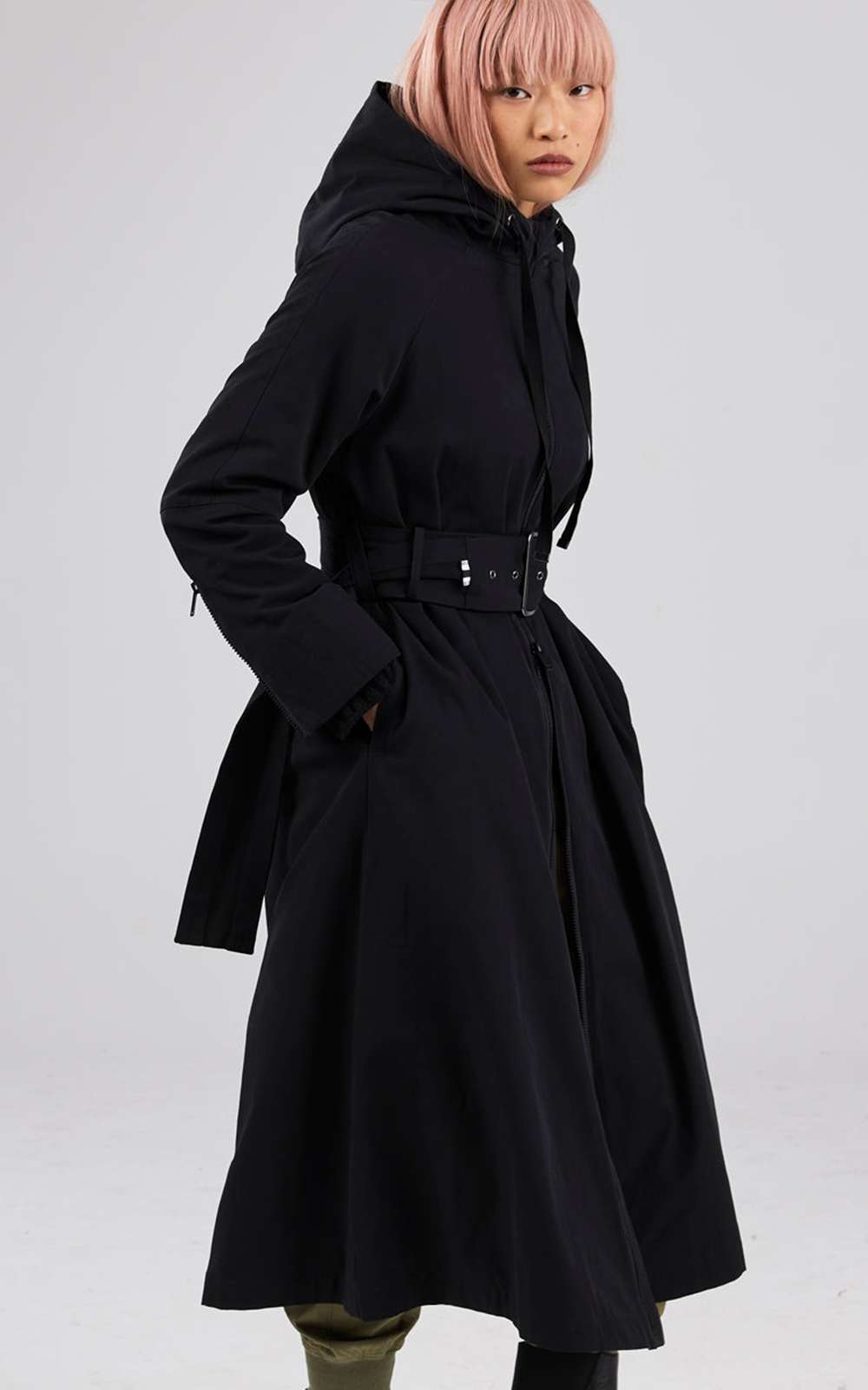 Helene Trench Coat product photo.