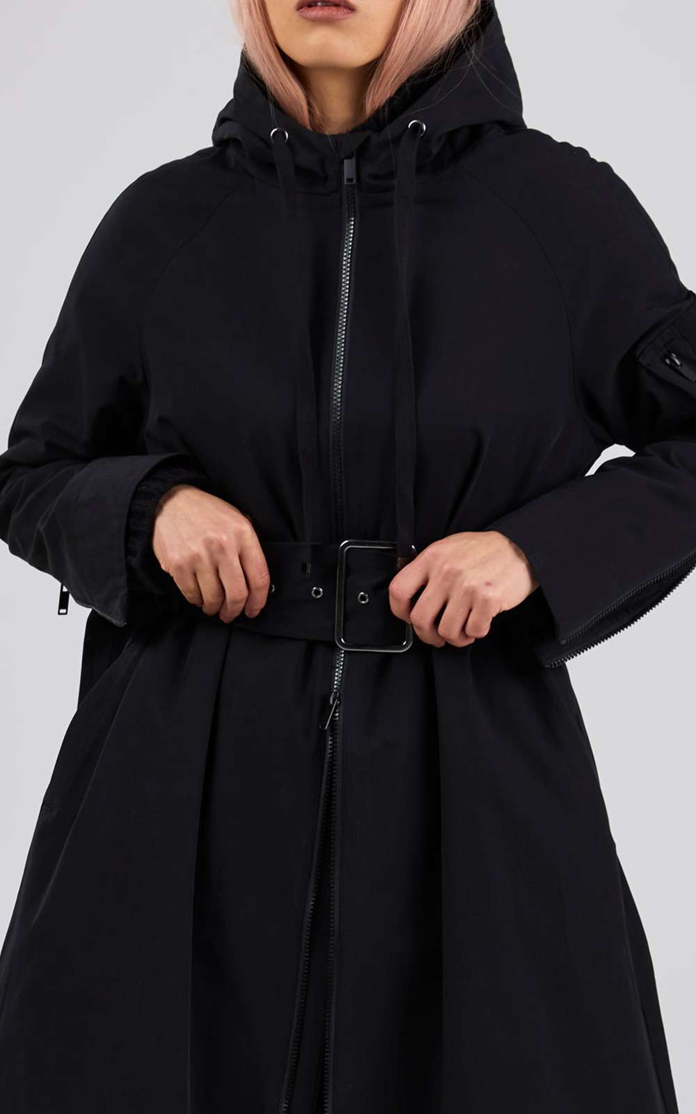 Helene Trench Coat product photo.