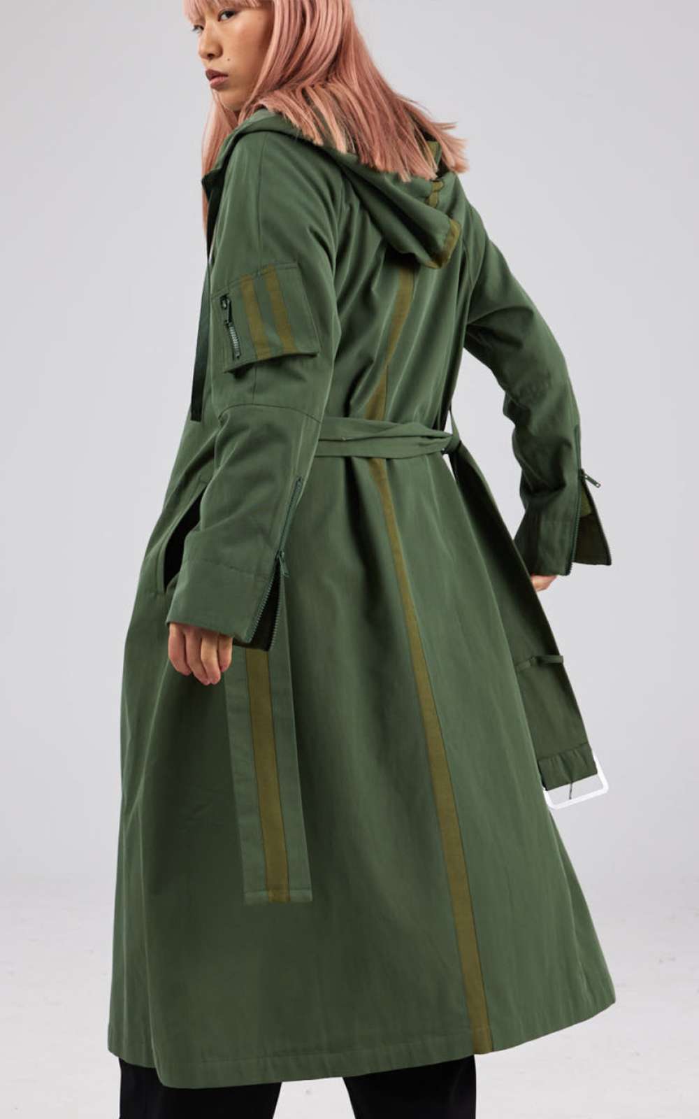 Helene Trench Coat product photo.