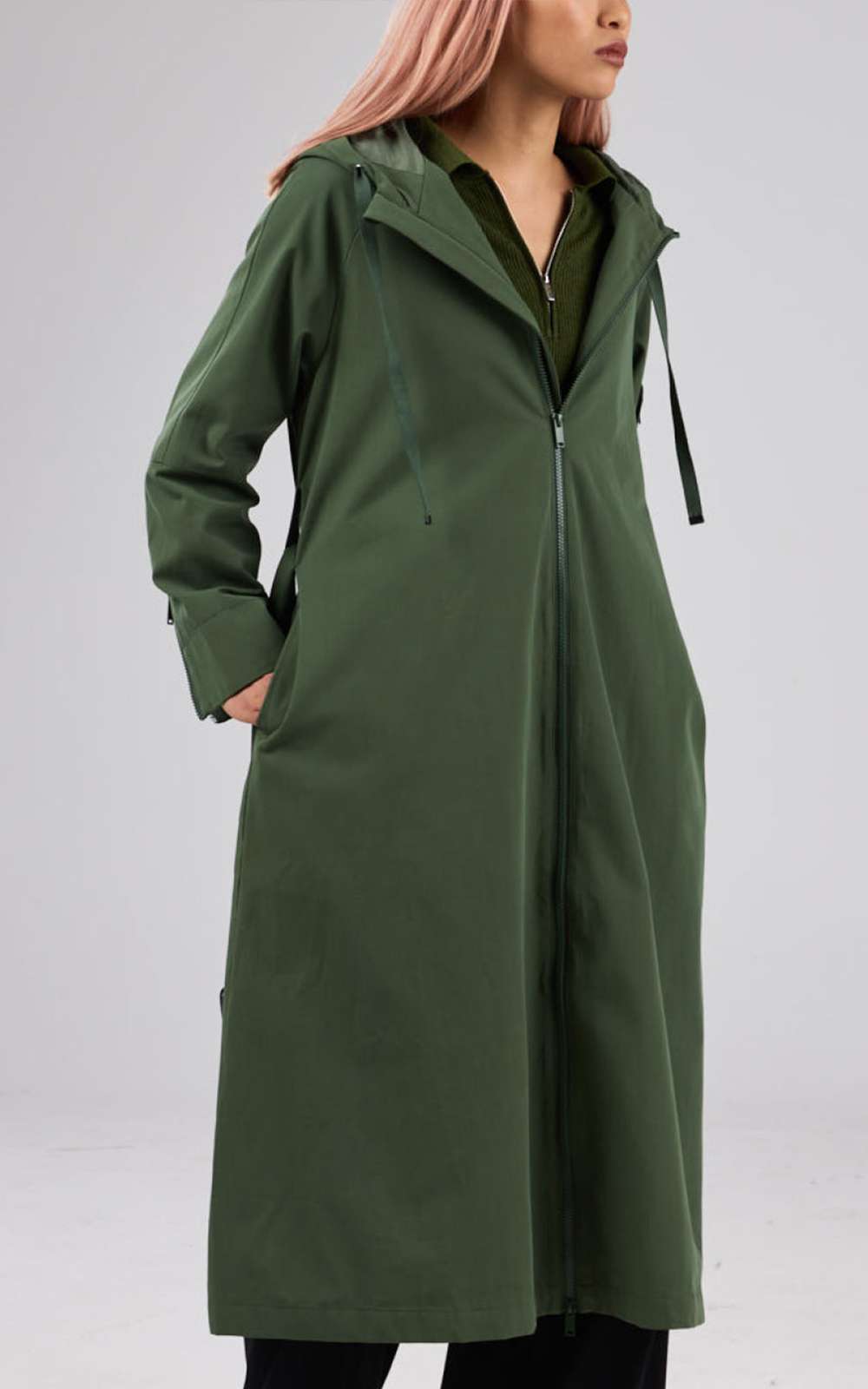 Helene Trench Coat product photo.