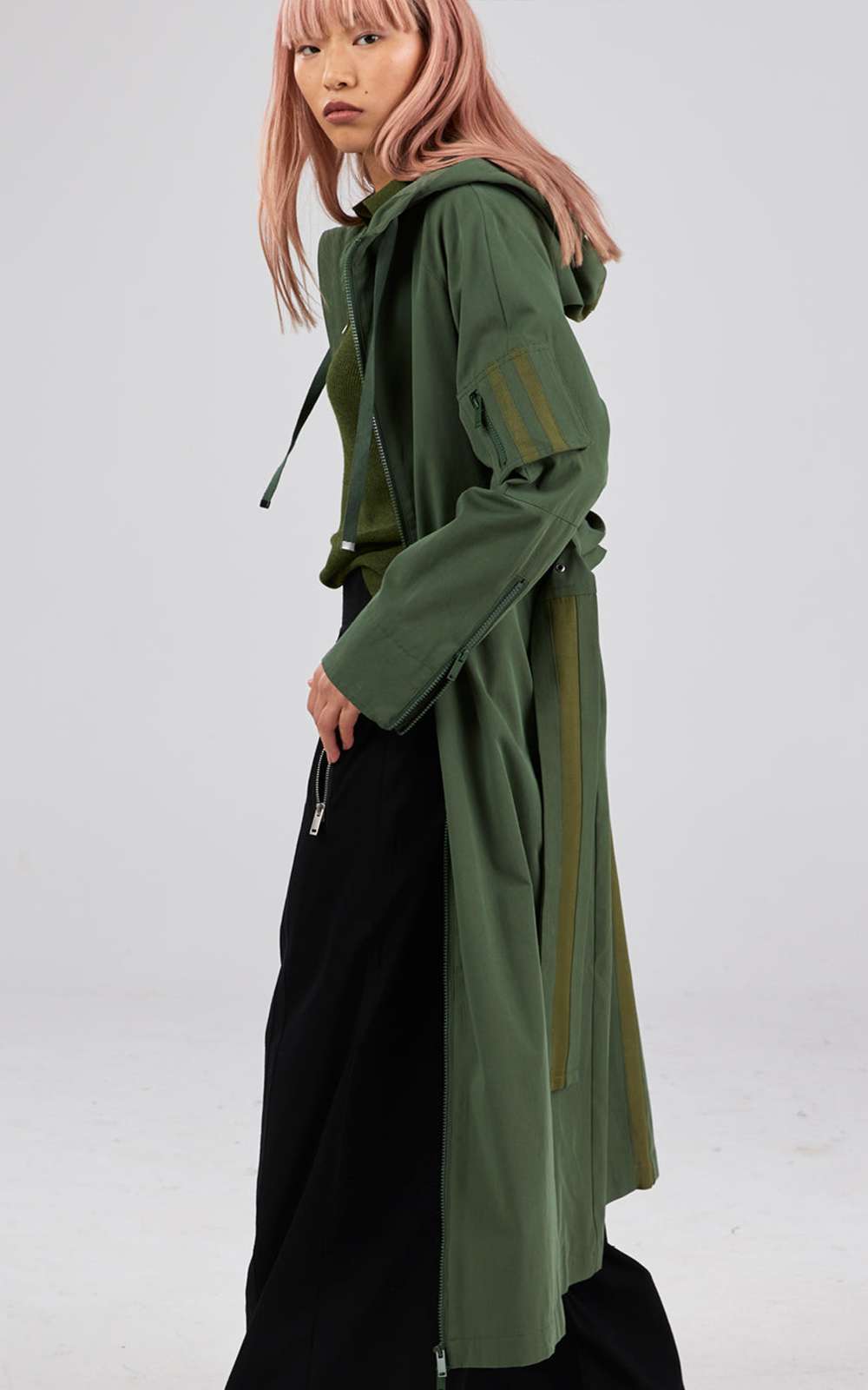 Helene Trench Coat product photo.