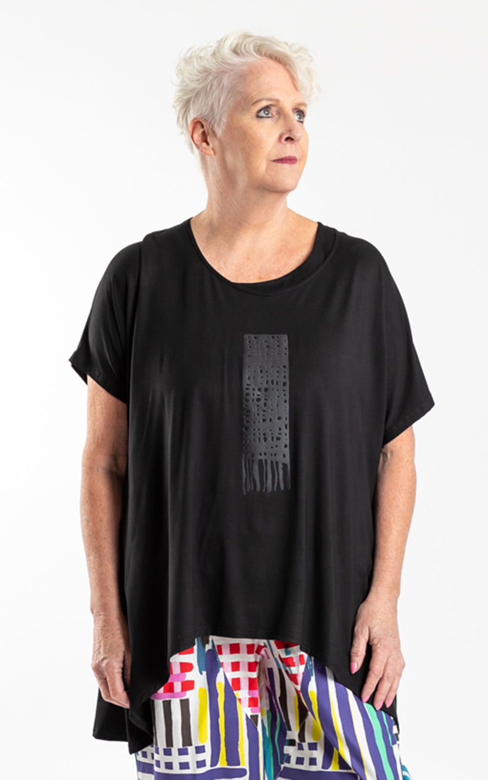 Tee Out Black Tassel product photo.