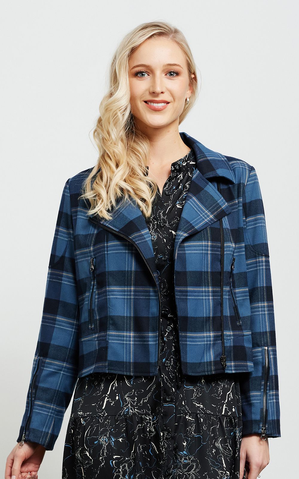 Johnny Jacket In Plaid product photo.