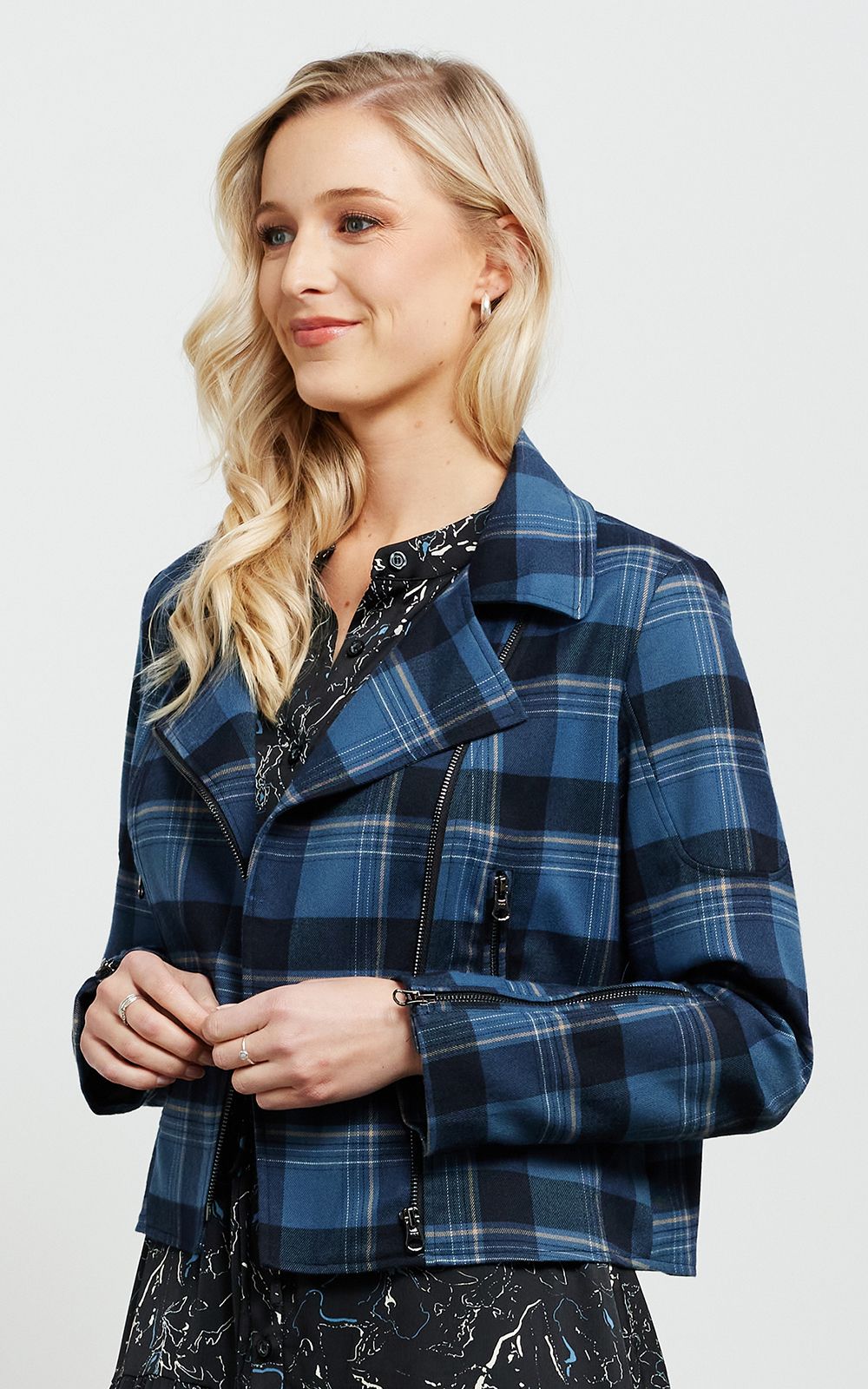 Johnny Jacket In Plaid product photo.