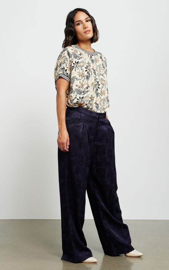 Bronte Pant In Jacquard product photo.