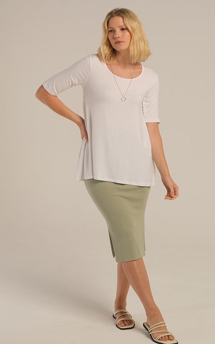 Carter Tunic Top product photo.