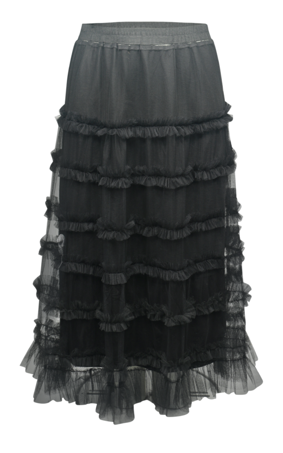 Tulle Ruffle Skirt product photo.