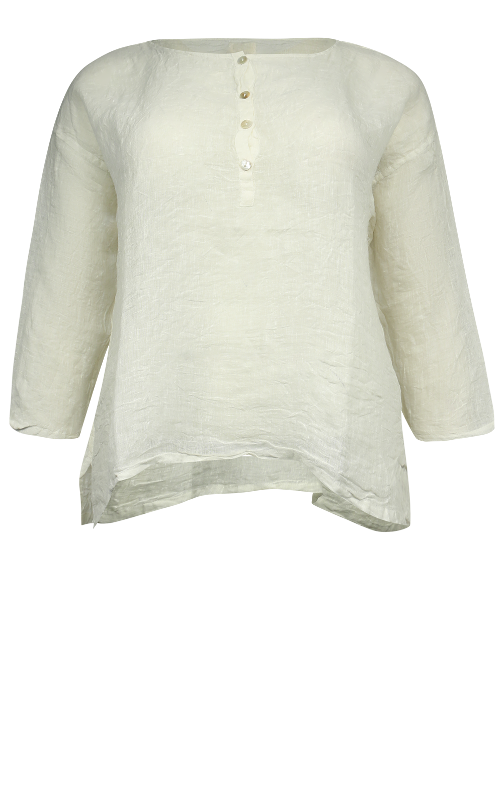 Hadley Top In Gauze Linen product photo.