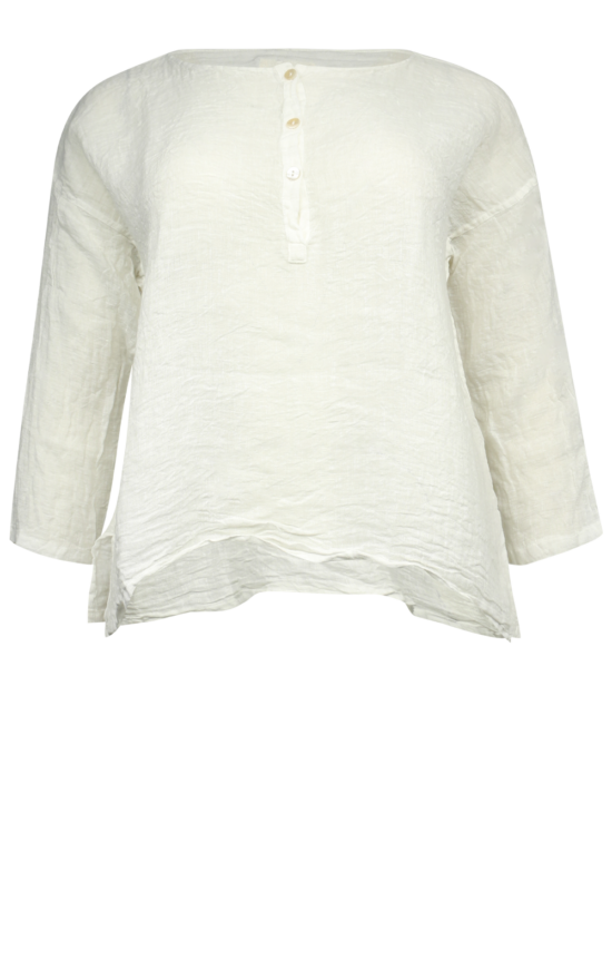 Hadley Top In Gauze Linen product photo.