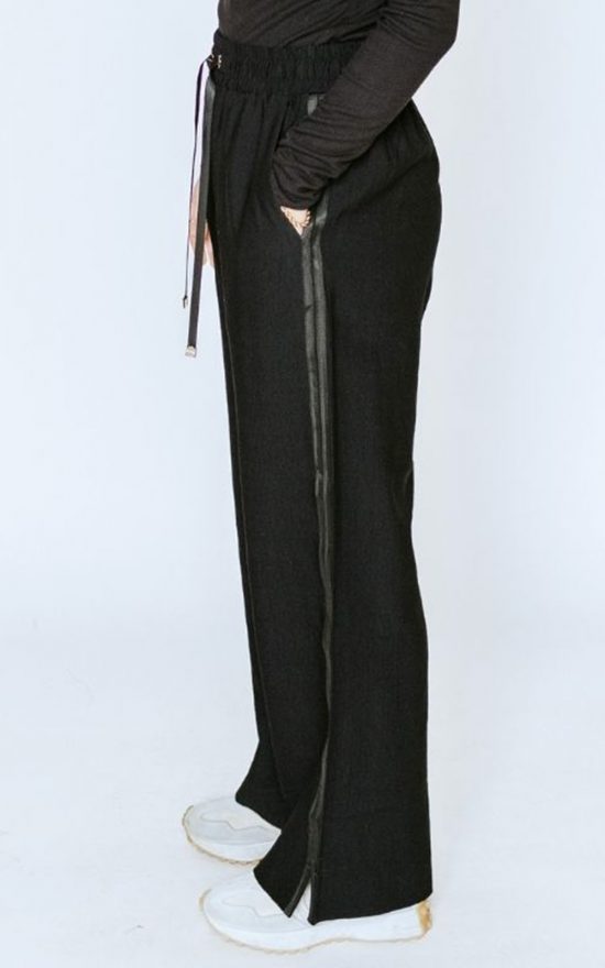 Indiana Side Stripe Wide Leg Pant  product photo.