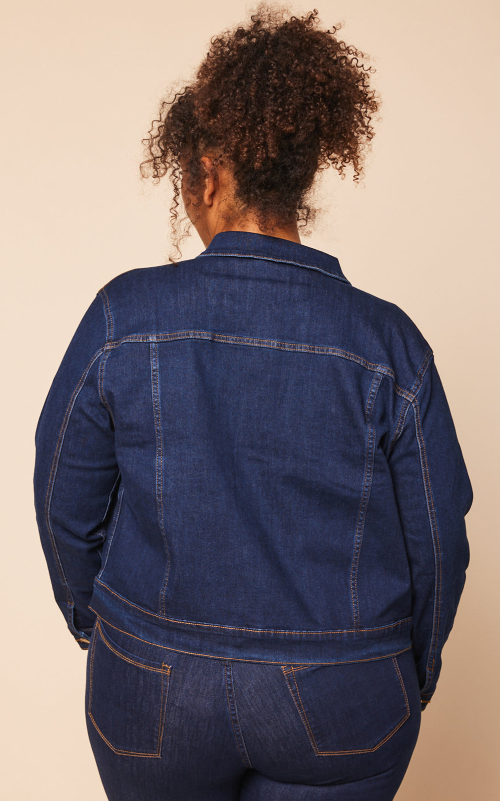 Denim Relaxed Jacket  product photo.