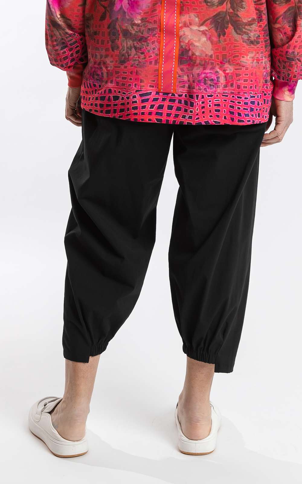 Black Stitch Pants  product photo.